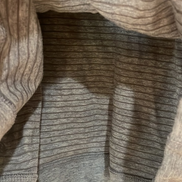 Lululemon Gray Double Up Reversible Cowl Neck Top 8 - Picture 9 of 10